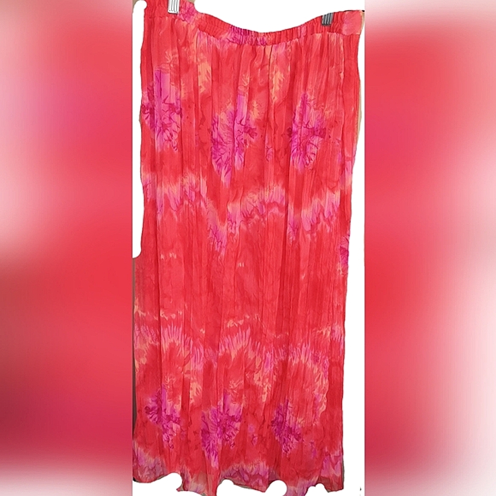 Pretty Floral  Summer Maxi skirt Coldwater Creek